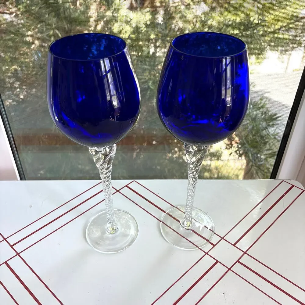 Set of 2 Cobalt Blue 11